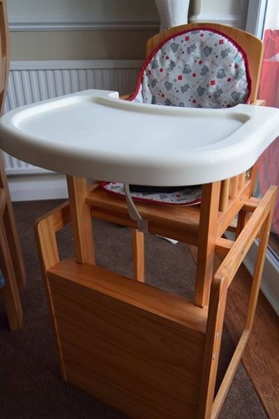 obaby wooden high chair